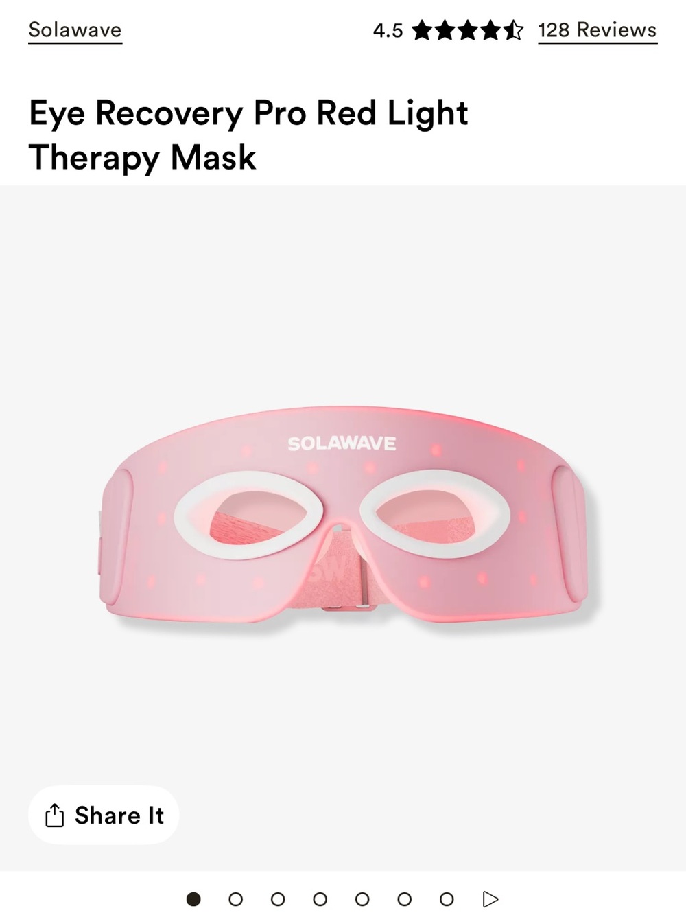 Brand New In Box Solawave Eye Recovery Pro
